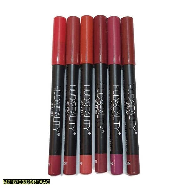 Long lasting lip and eye pencil, pack of 6 1