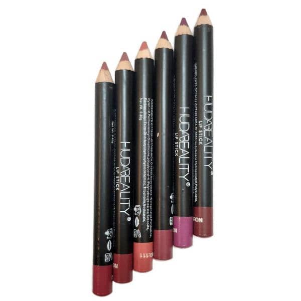 Long lasting lip and eye pencil, pack of 6 2