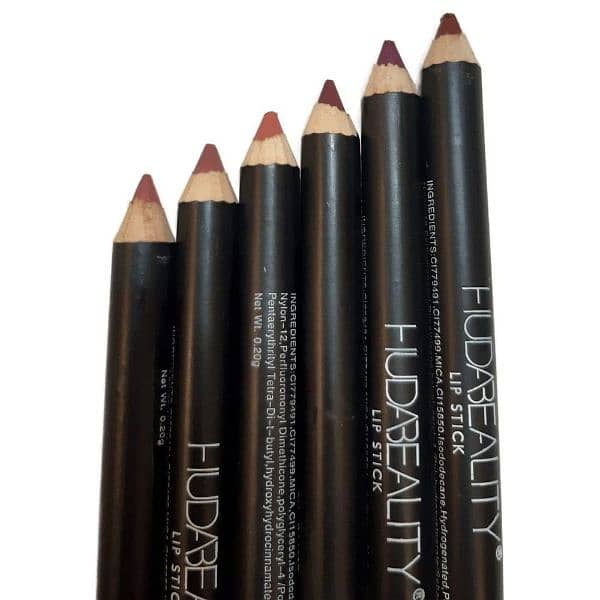 Long lasting lip and eye pencil, pack of 6 3