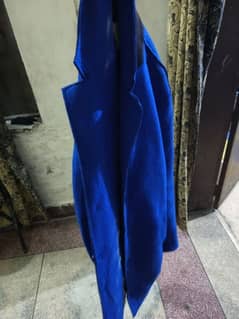 long coat available for fresh blue color