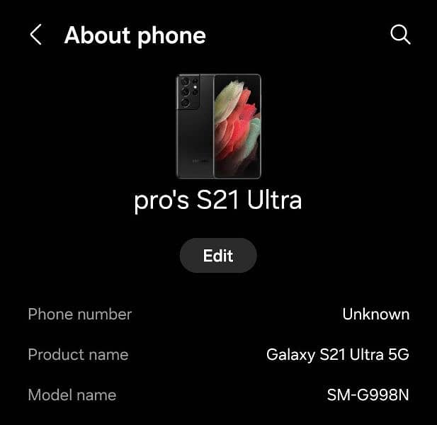 Samsung s21 ultra, 12gb, 256gb Non PTA 5