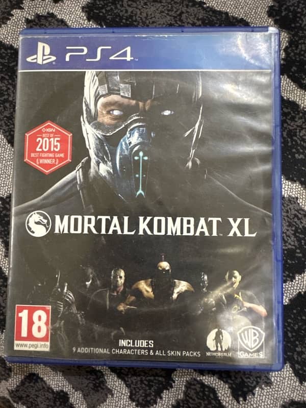 mortal kombat xl ps4 disk 0