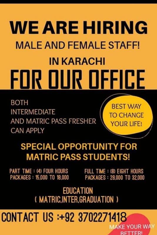 karachi male and female staff 0