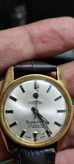 romaer vintage 1950s new old stock manual wind swiss made