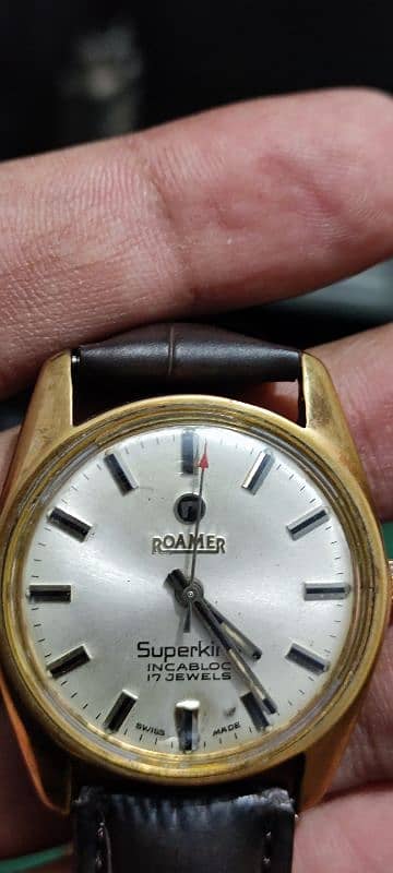 romaer vintage 1950s new old stock manual wind swiss made 0