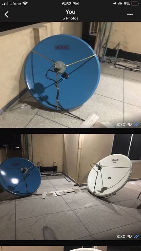 dish receiver and antena 3