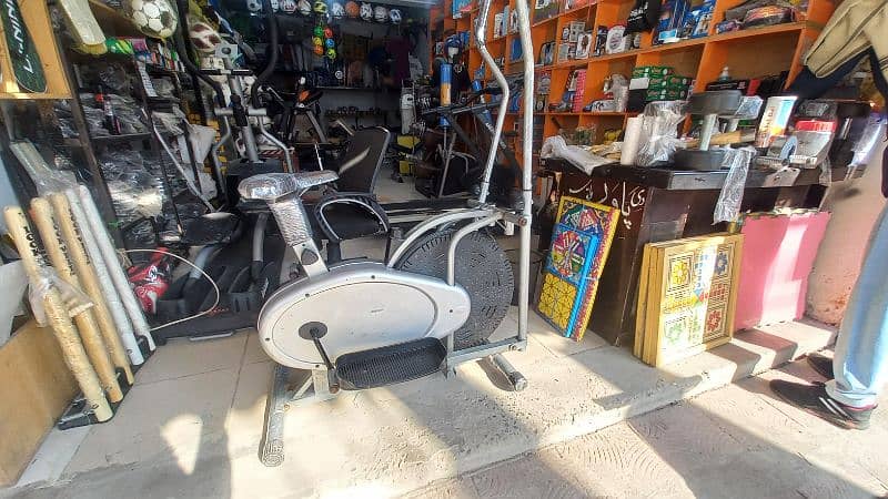 Imported manual treadmill elliptical cycle exercise cycling machine 3