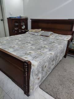 Original Kikar wood. King Bed. Side tables and Dressing table.