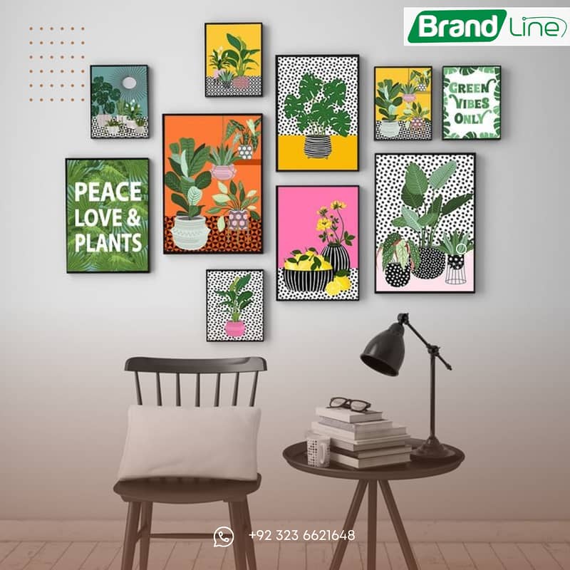 Customized wall frames, premium quality, unique design, vibrant art 0