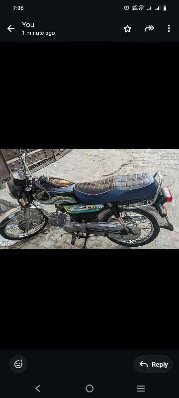 Honda cd 70 just like new 1