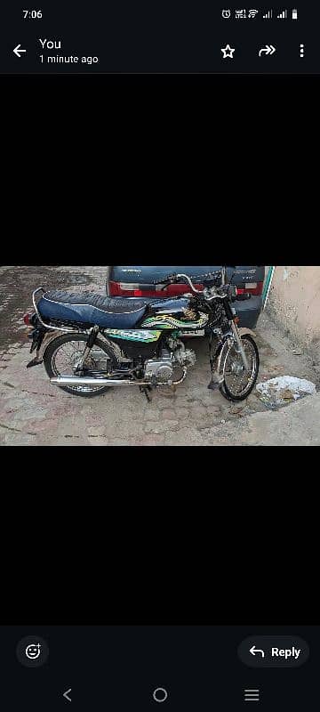 Honda cd 70 just like new 2