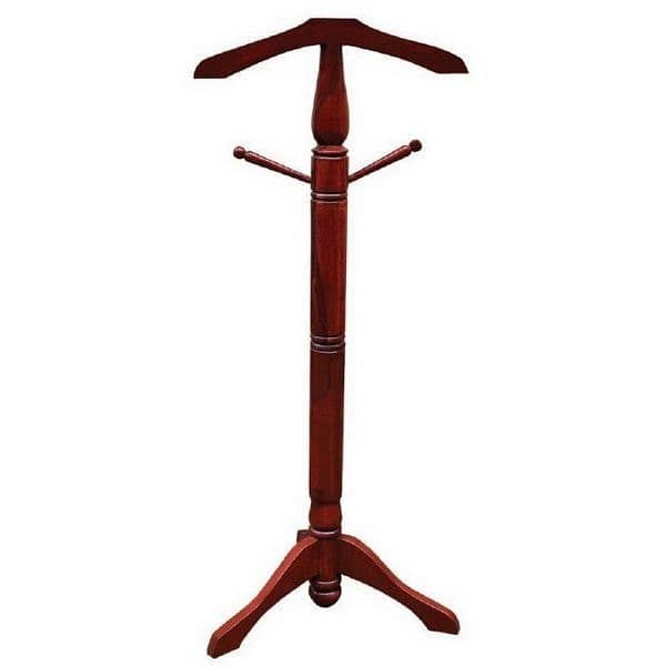 coat stand and  demi stand and chairs 0