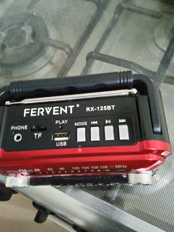 FERVENT model  RX-125 BT Multifunction medium size Radio 1