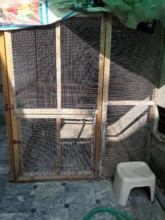 WOODEN CAGE ( HEAVY MESH JALI )