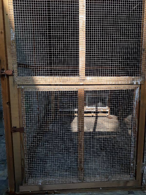 WOODEN CAGE ( HEAVY MESH JALI ) 1