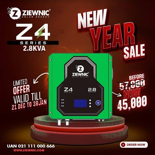 Solar Inverter , Ziewnic Z4 1.6kw Hybrid , Best Price In Karachi. 2