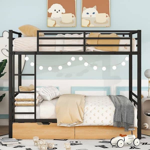 Heavy Bunk Bed | Bunker Bed | Dou double bed | Single bed 3