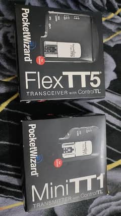 pocketwizard Mini TT1 transmitter & Flex TT5 transceiver for Canon