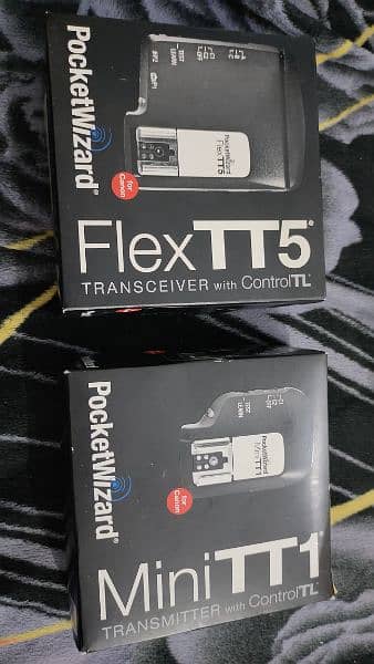 pocketwizard Mini TT1 transmitter & Flex TT5 transceiver for Canon 0