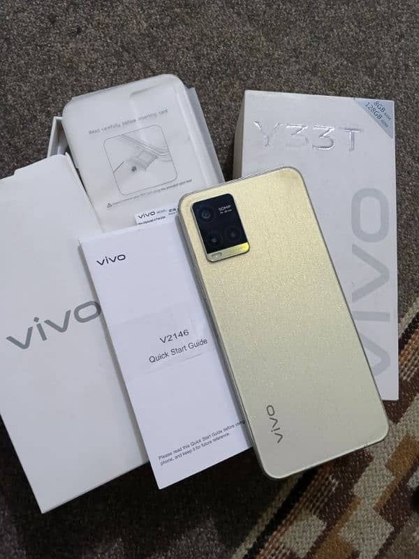 vivo y33t with box 0