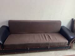 brown 3 seater  sofa