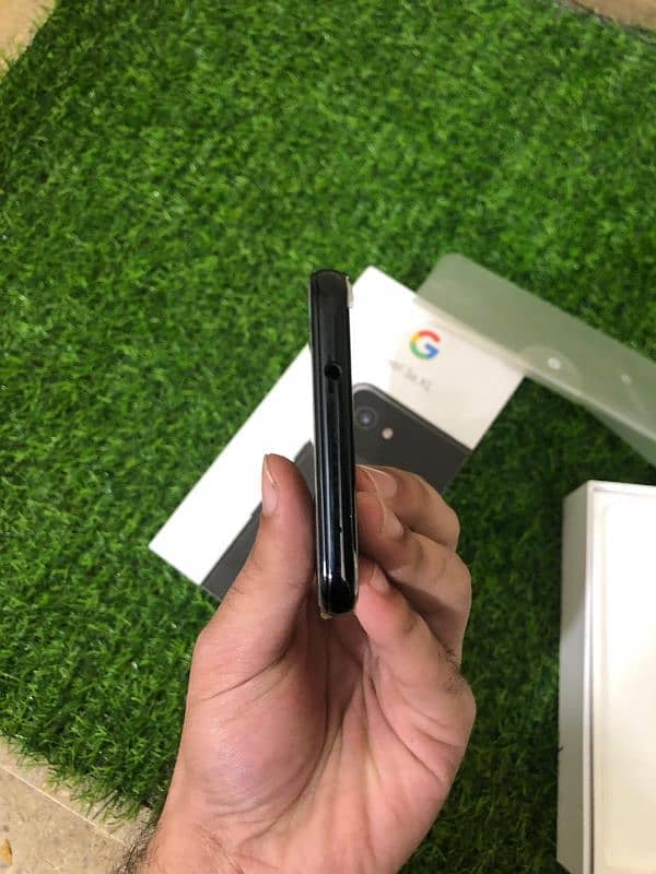 Google pixel 3a xl with box with charger and All acceceries 4