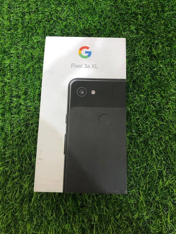 Google pixel 3a xl with box with charger and All acceceries 8