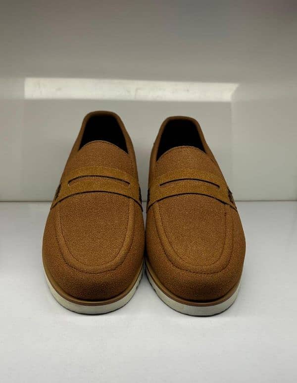 men casual synthetic leather loafers 2