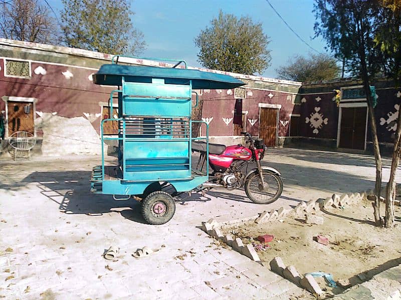 United 2018 Rickshaw     باڈی16 گیج چادر 2024 Rs. 110000 ۔ 03004987923 3