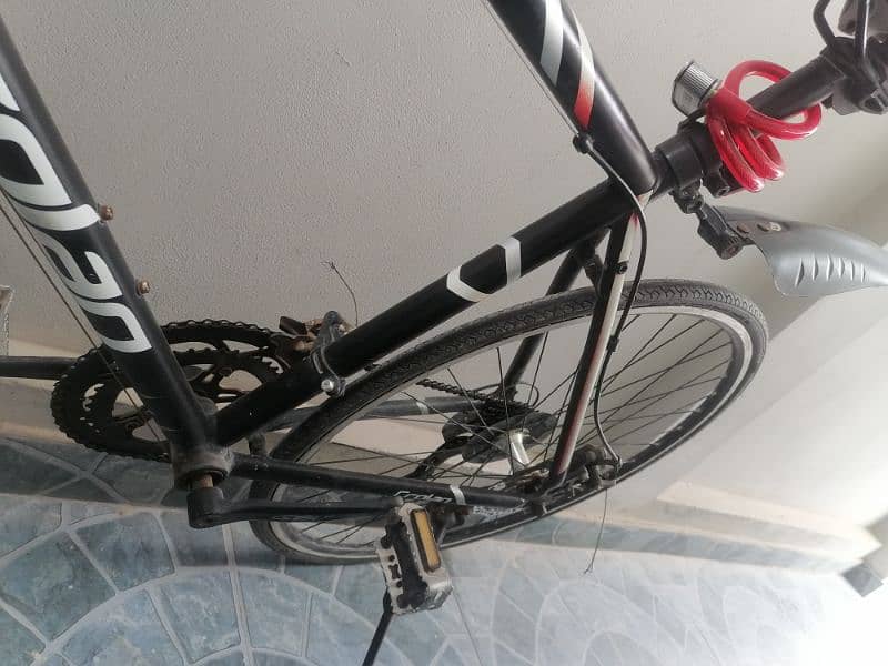 Black Colour aluminium Road Bicycle 3