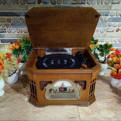 Antique Gramophone Radiogram Turntable