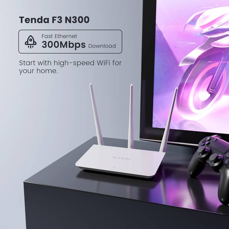 Tenda F3 WiFi All in one Router 0