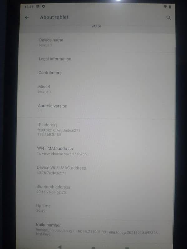 nexus tab 2gb 16gb no sim zoom best wifi speed shams Abad rwp 9