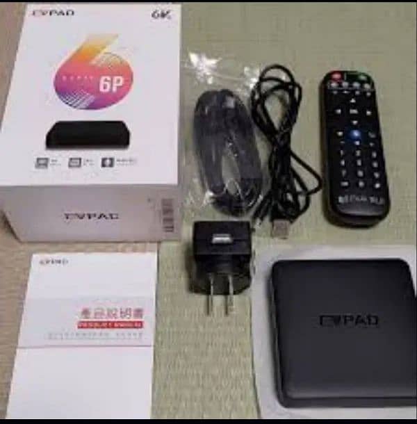 Evpad 6P android TV Box (Brand New Box 4Gb  64Gb  Voice control remote 2