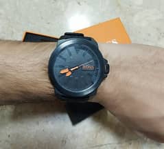 Black Silicon Strap Watch | 1513004