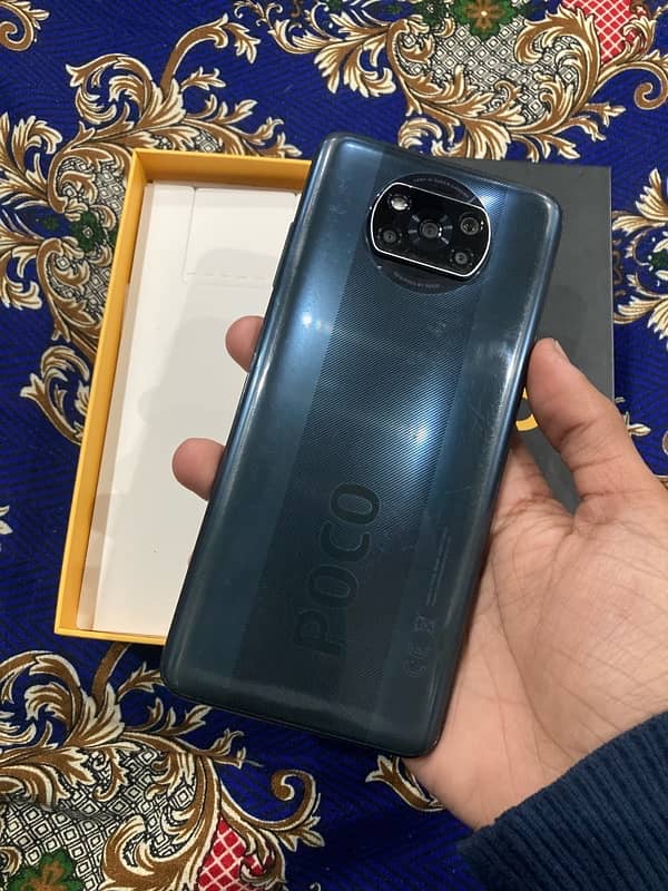 Exchange Poco X3 NFC , 8/128 , With original Box Duel sim PTA 4