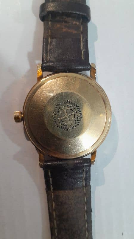 ZODIAC ARMBANDUHR 18ct. GOLD Automatik-Kaliber 72B 60s. 12