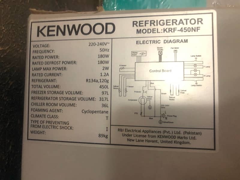 kenwood fridge ( Japan model) 70 thousand 0