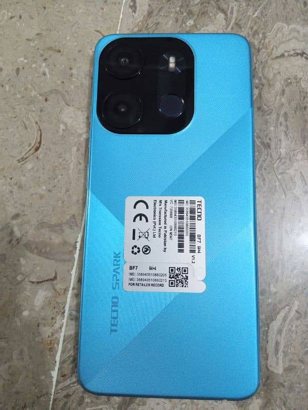 New mobile Tecno spark go memory 7GB ram 128 GB storage price 26000 1