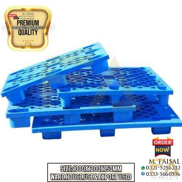 Used Imported Pallet in Pakistan | Plastic & Wooden Pallets Stock Sale 4