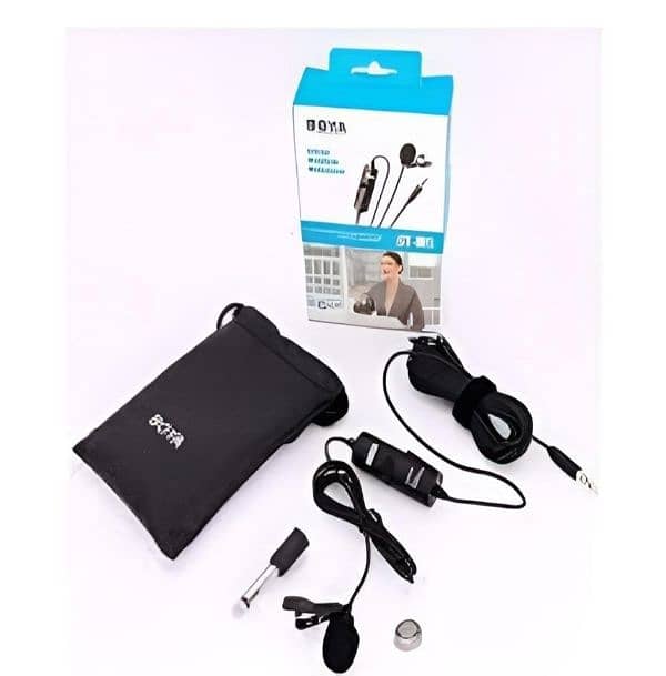 Original Wireless K8 and Boya Microphones 3 in 1 with Noise Cancelling 6