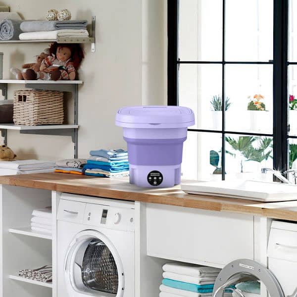 Mini Folding Portable Washing Machine 2