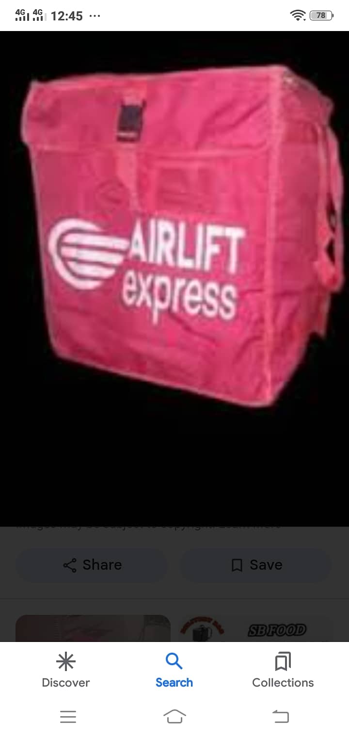 Delivery bag for sale 0