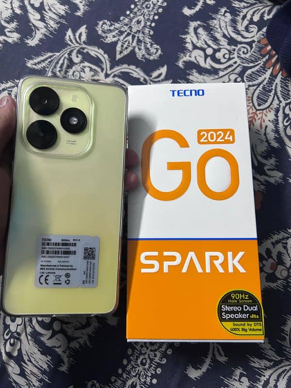 Tecno spark Go 2024 Officially Pta Approved Doul Sim Urgent Sale 0