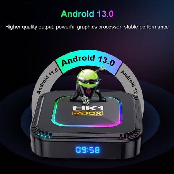 HK1 RBOX 4gb 64gb Android 13 TV Box RK3528 2.4G 5G WiFi 2