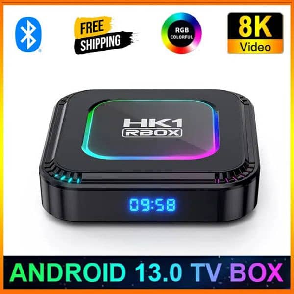 HK1 RBOX 4gb 64gb Android 13 TV Box RK3528 2.4G 5G WiFi 6