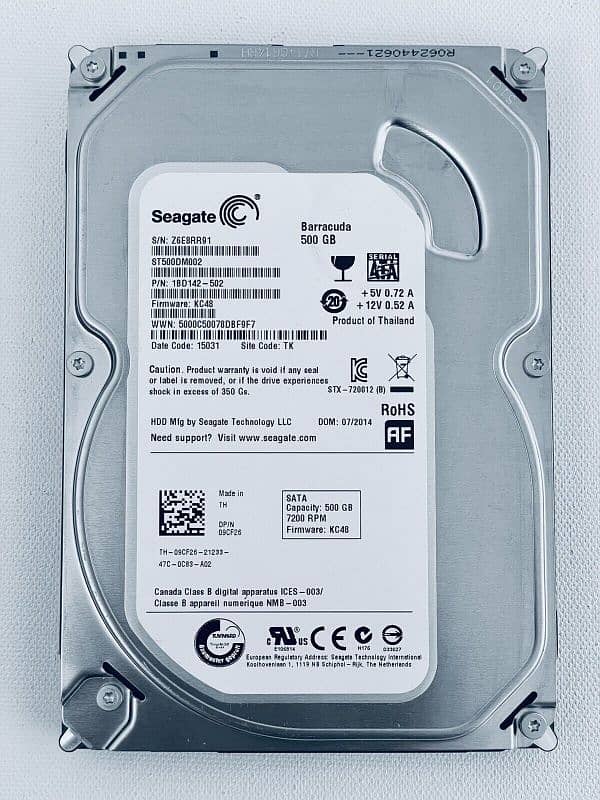 500gb hard disk 0