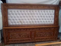 king size bed for sale without sides table