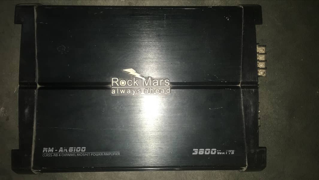 RockMars 4 Channel Amplifier 0