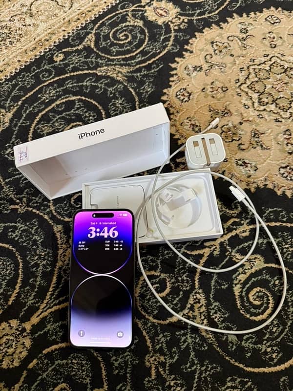 iPhone 14 Pro Max 256gb HK Deep Purple 0